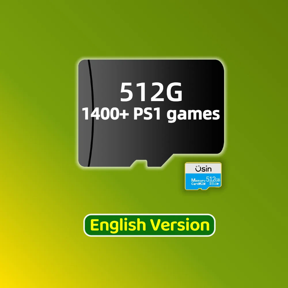 Game Card for Miyoo Flip – 30,000+ Retro Games (256GB–1TB) - Miyoo Mini Plus AU