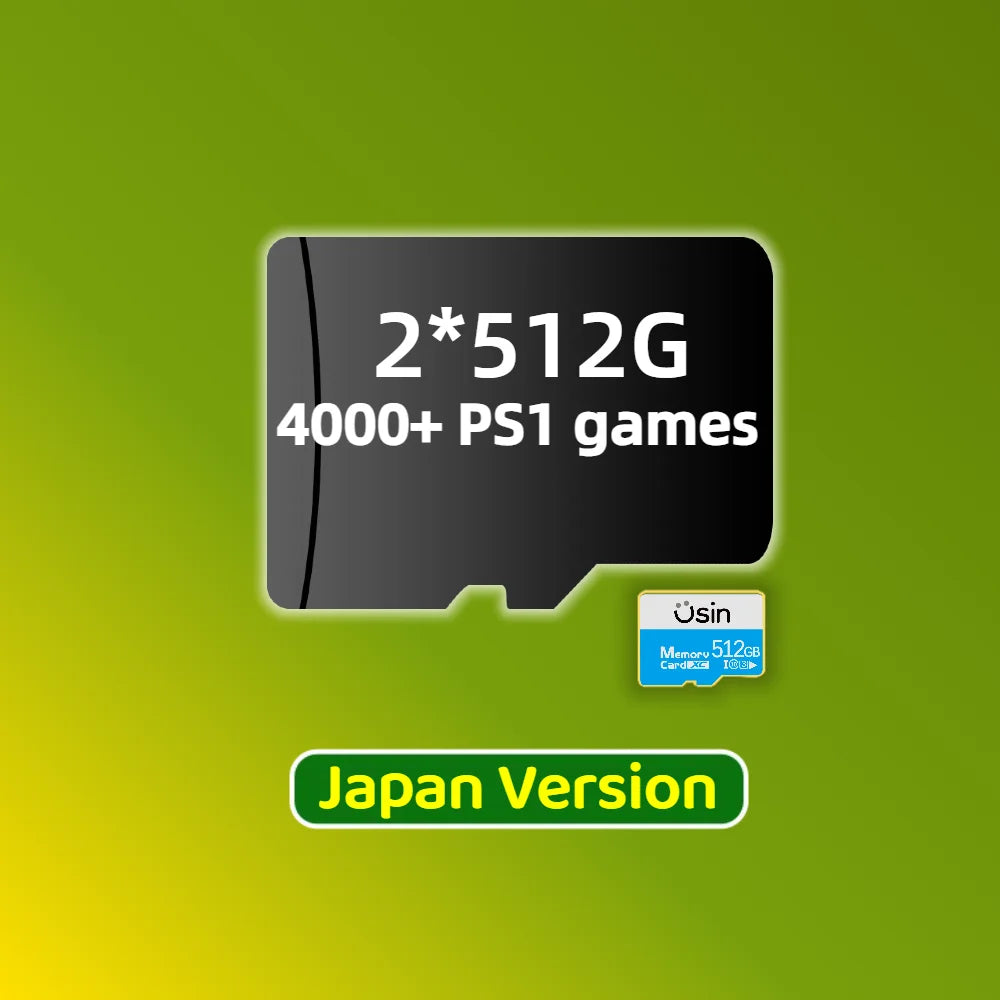 Game Card for Miyoo Flip – 30,000+ Retro Games (256GB–1TB) - Miyoo Mini Plus AU