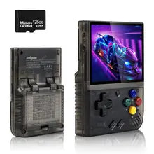 Miyoo Mini Plus V3 Retro Handheld Console Transparent Black | Portable Fun - miyoominiplus.com.au